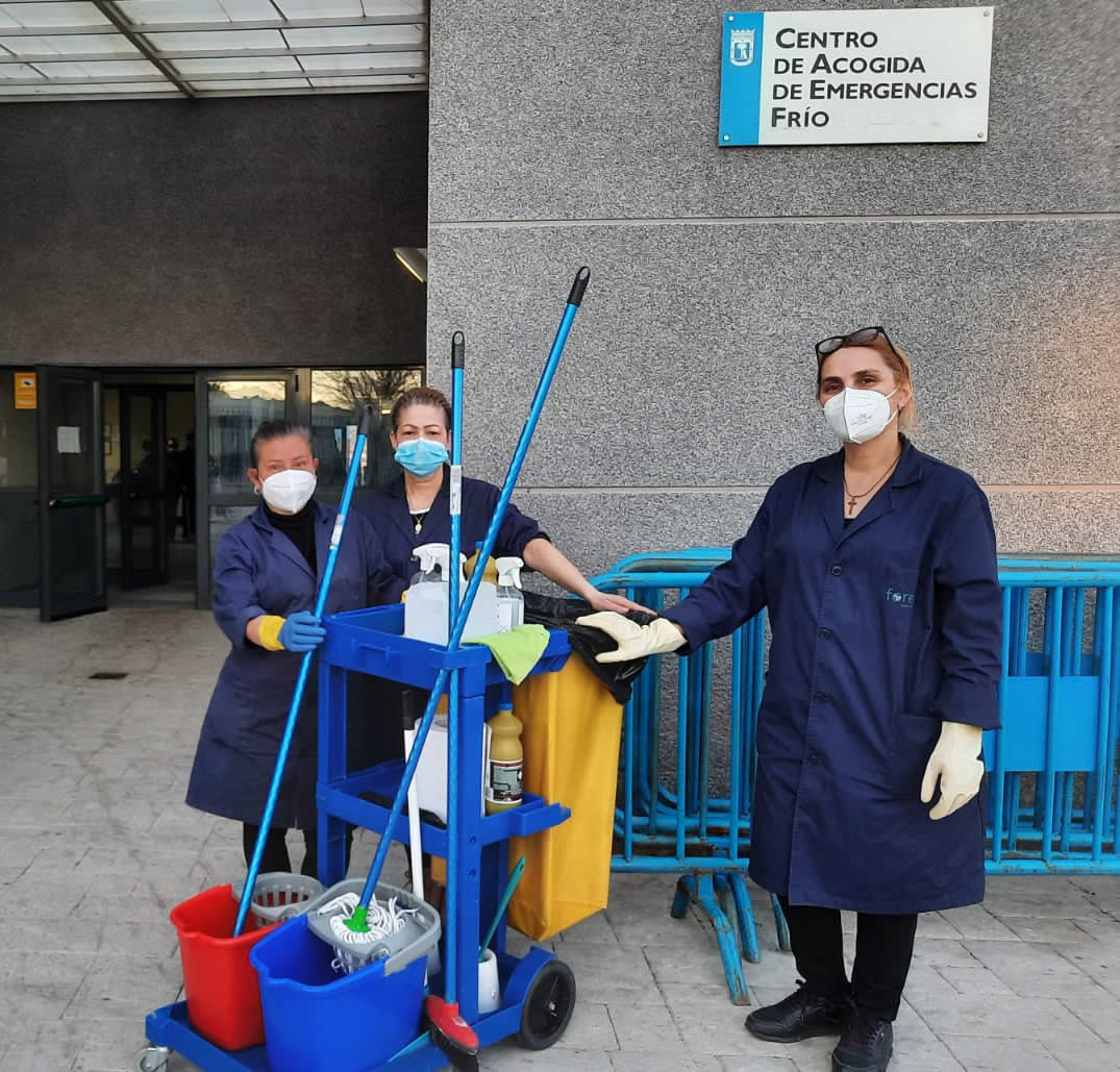 Servicio integral de limpieza en locales, edificios y oficinas en Madrid